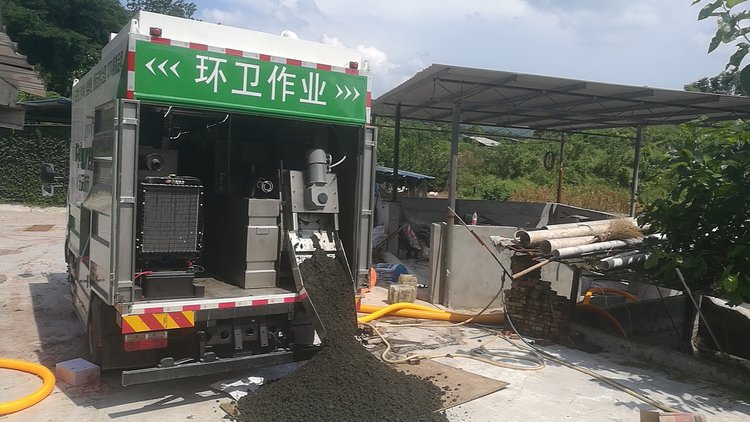 椰林镇污泥干湿分离技术